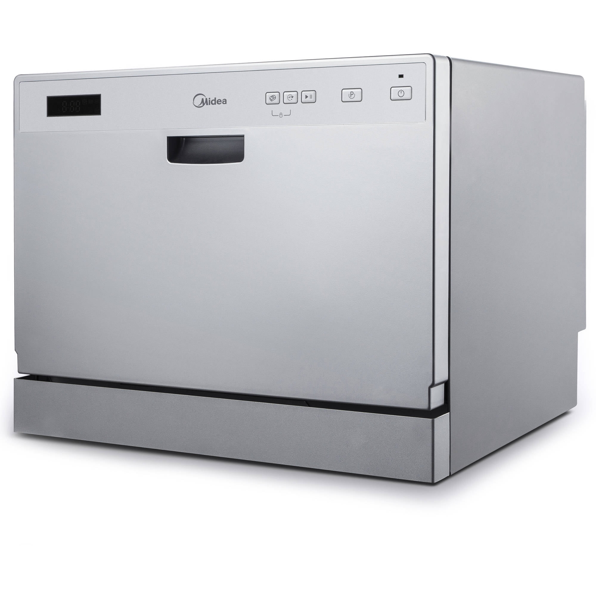 silver dishwasher