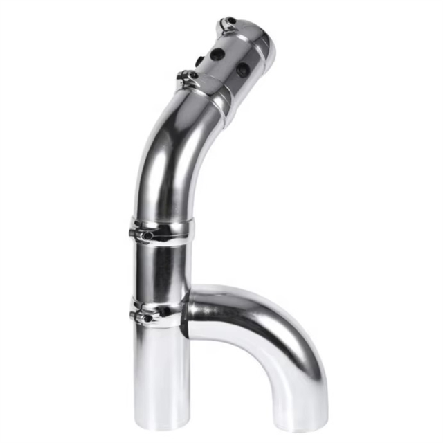 Car Modification 76mm Universal Intake Pipe Kit 5 Section Multifunctional Air Intake Combination Cold Air Aluminum Tube