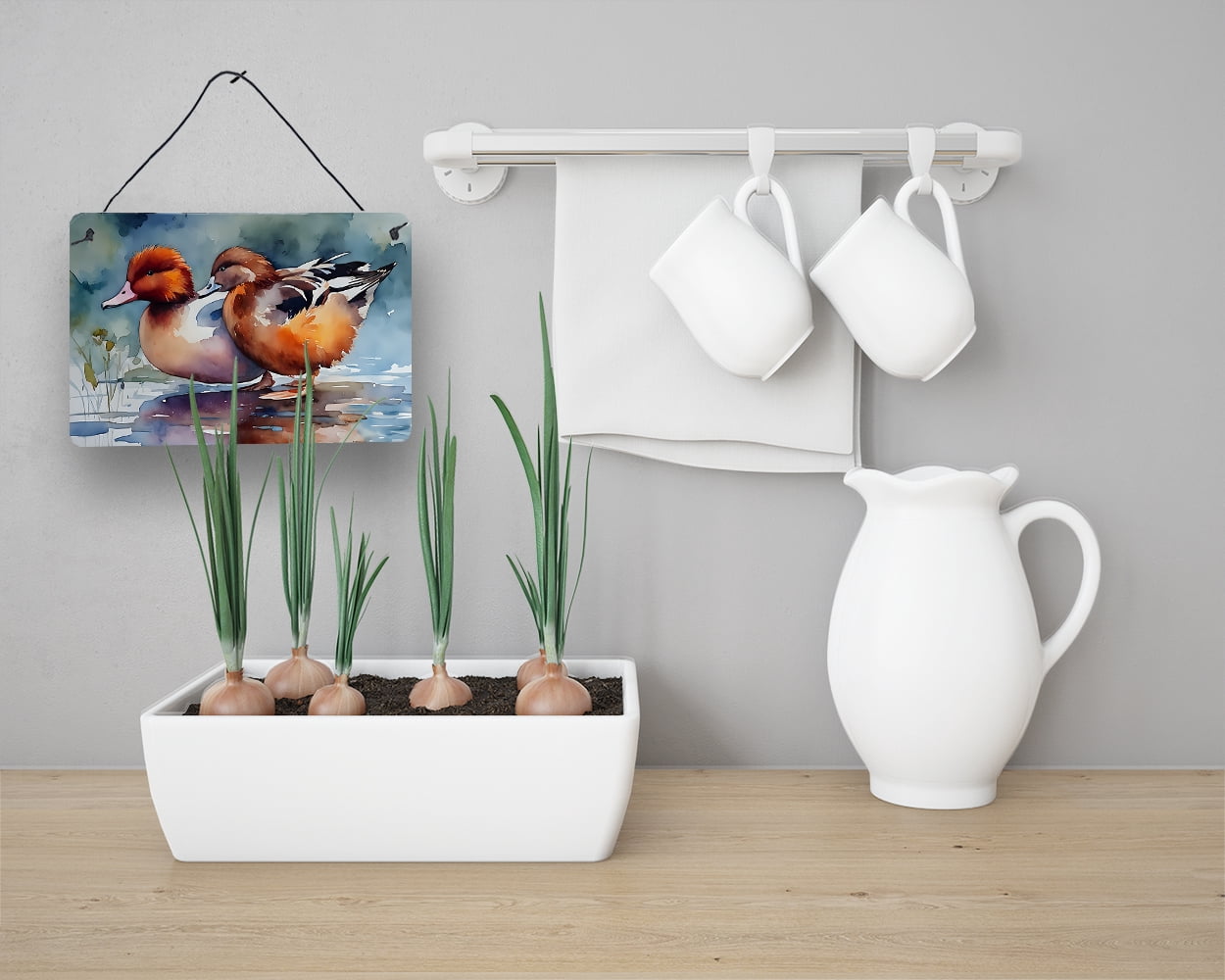 Redhead Duck Wall or Door Hanging Prints 8 in x 12 in