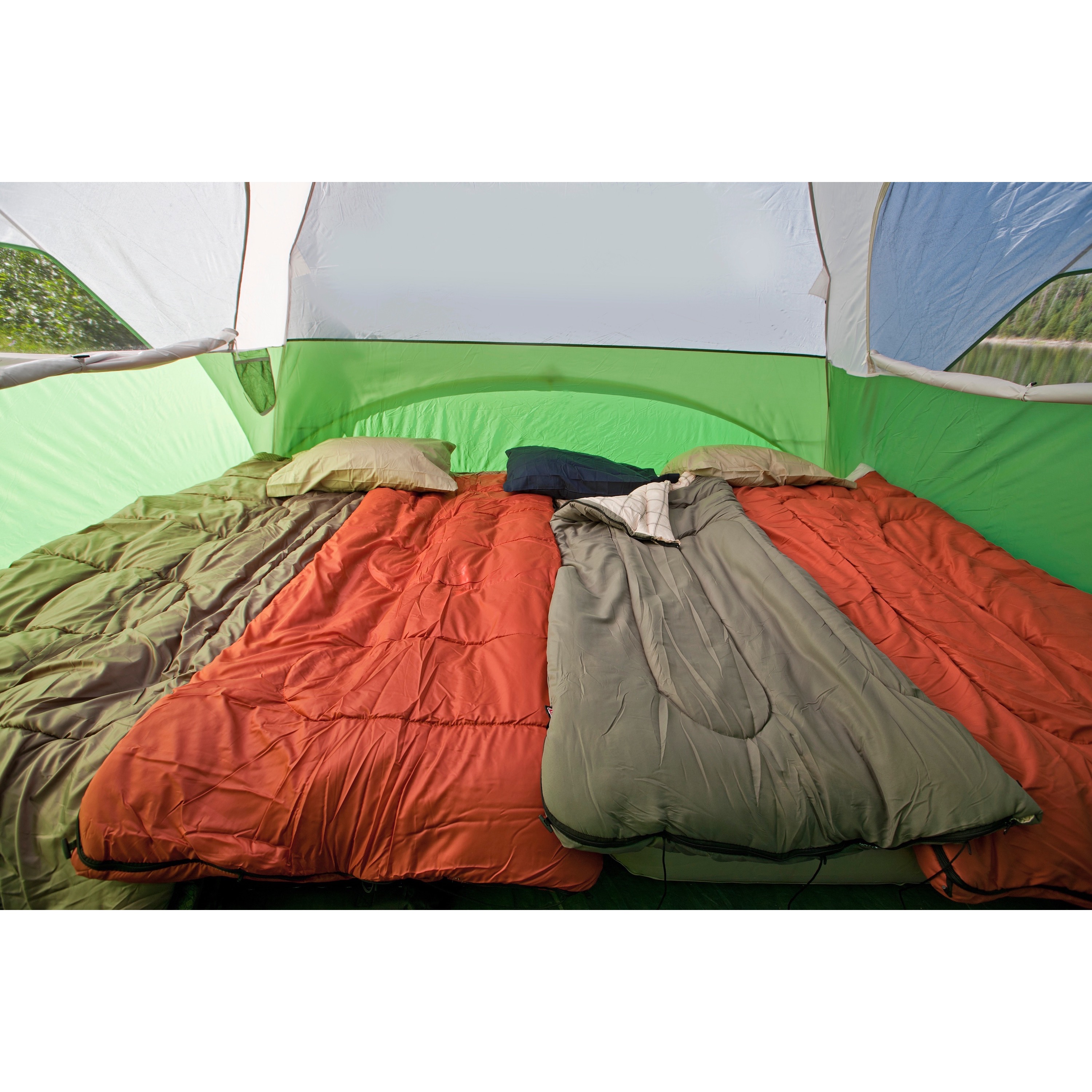 Coleman Evanston 6-Person Dome Tent with Screen Room, 2 Rooms, Green - image 4 of 9