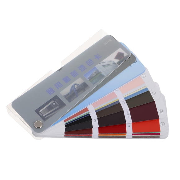 1 Set Paint Color Sample Cards For Floor Portable Color Matching Tool Oil Paint Color Cards For Diy Projects (114 Colors)