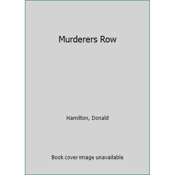 Pre-Owned Murderers' Row (Matt Helm) by Donald Hamilton (Paperback), Literature & Fiction, FICTION / General, English