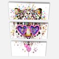 thumbnail image 3 of Design Art - Funny Leopard with Heart Glasses, 3 of 3