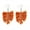 #04, variant on Bohemian Handmade Woven Cotton Tassel Statement Earrings Leaf Macrame Jewelry