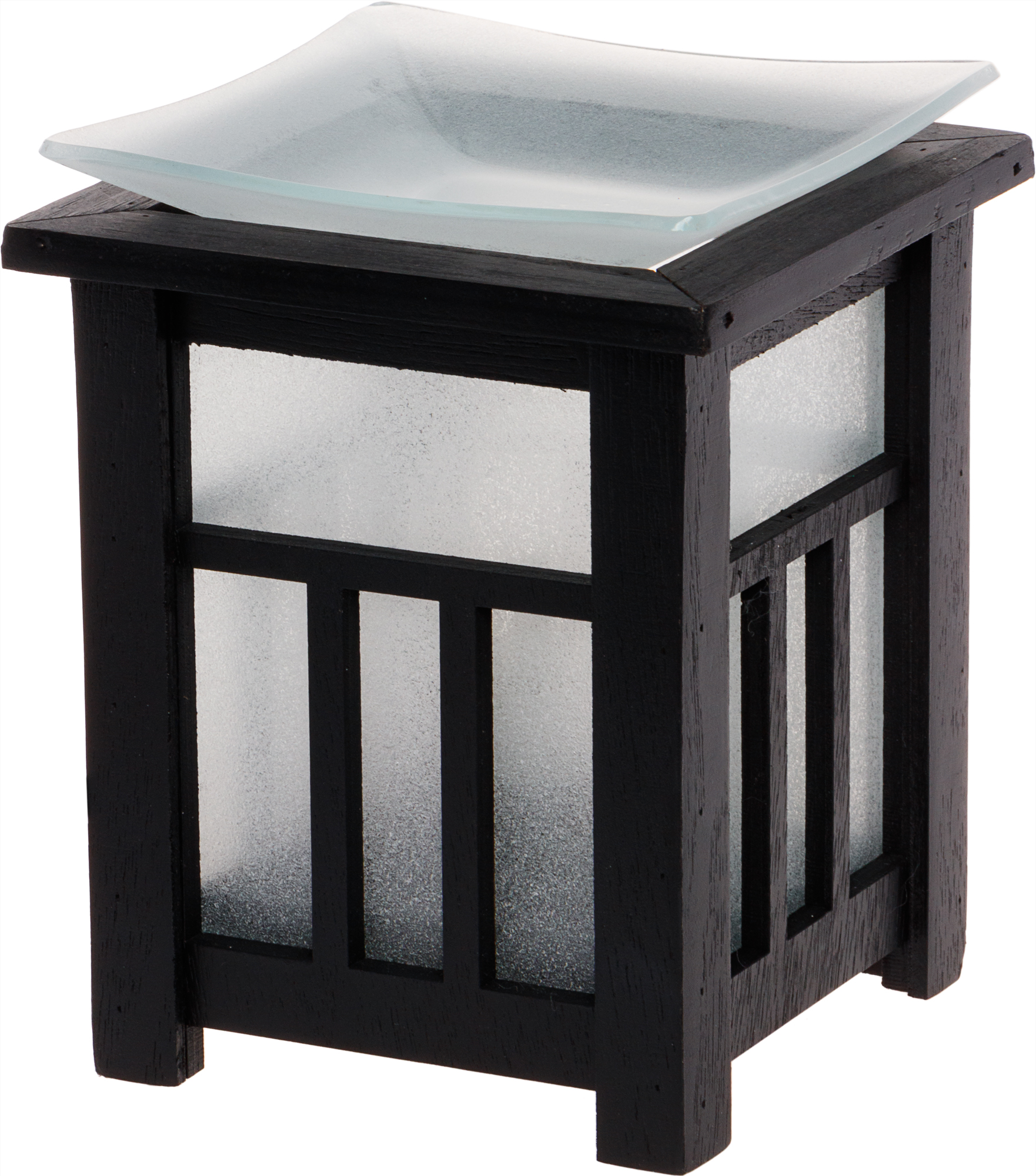 Mindful Design Frosted Pagoda Wax Warmer Asian Inspired PlugIn Wax