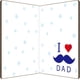 thumbnail image 2 of Tarjeta de felicitación "El mejor papá del mundo" con silueta de padre hueca de madera de bambú auténtica, tarjeta manuscrita con sobre para el cumpleaños y el Día del Padre., 2 of 6