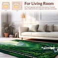 thumbnail image 2 of ODIKA 6'x9' Machine Washable Non-Slip Area Rug, Earthy Toned Nature Vibes High Traffic Rug, Green, 27988, 2 of 7