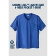 thumbnail image 3 of KingSize Men's Big & Tall Shrink-Less Lightweight V-Neck Pocket T-Shirt, 3 of 6