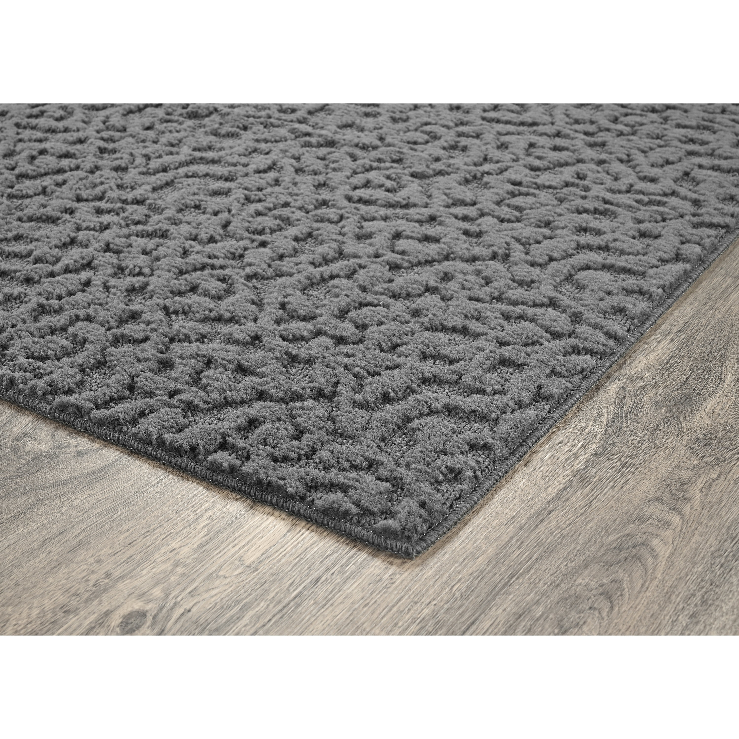 Garland Rug Ivy Indoor Rug Set, 3 Piece Set (5'x7', 3'x4', & 2'x5') Cinder Gray