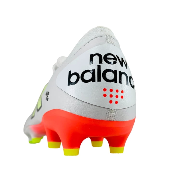 New Balance 442 Elite FG v2 White Men\'s Soccer Cleats MS41FEB2 New Balance 442 Elite V2 FG Soccer Cleats (2E Width) | Flash  main image 4