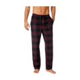 thumbnail image 1 of Perry Ellis - Pantalones de pijama de forro polar para hombre, color rojo, grande, 1 of 1