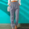 thumbnail image 1 of Pantalons en Lin pour Femmes Été Mode Décontractée Ample Coton et Lin Poches Pantalons Capris pour Femmes Été Décontracté Liquidation, 1 of 6