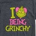 thumbnail image 3 of The Grinch - I Love Being Grinchy - Men's Short Sleeve Graphic T-Shirt, 3 of 5