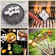 thumbnail image 4 of TeqHome Telescoping BBQ Roasting Sticks 12PCS Smores Skewers Hot Dog Marshmallow Fork, 4 of 5