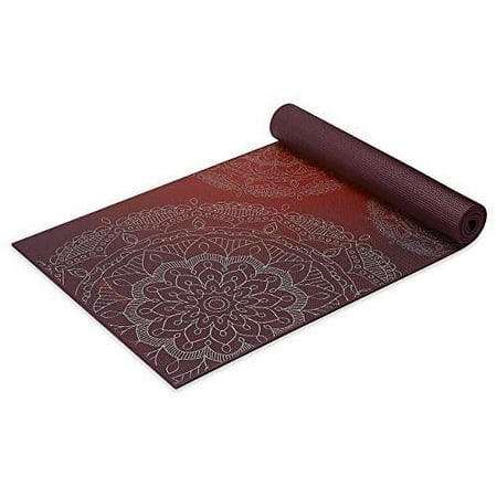 UPC: 0018713634177 | Gaiam Metallic Yoga Mat Metallic Sunset 6mm