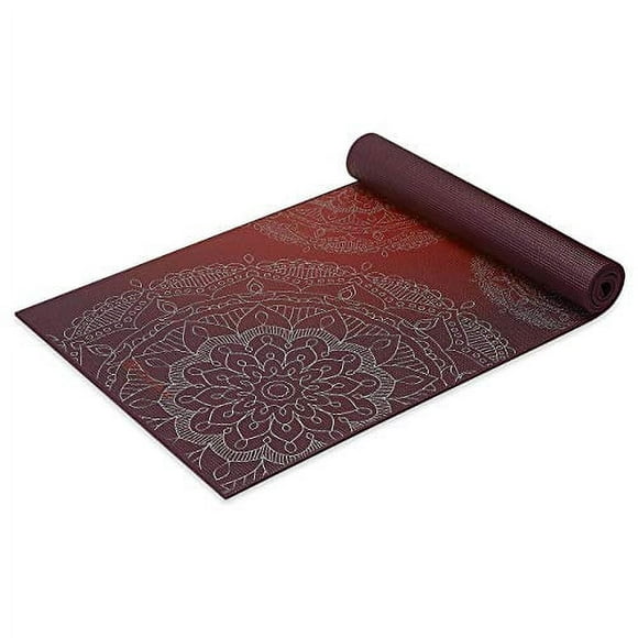Gaiam Metallic Yoga Mat, Metallic Sunset, 6mm