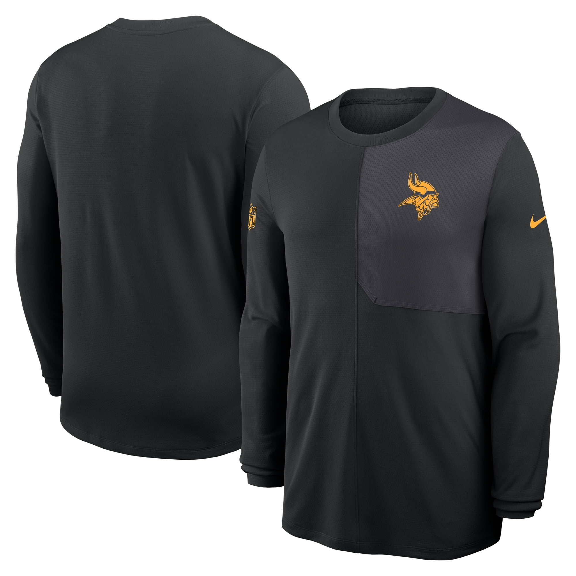 black and gold nike shirt long sleeve