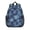 Football and Halftone, variant on Football and Sneaker Black Pattern Backpack for School, Cute School Bag with Adjustable Shoulder Straps and Padded Back, 15"x11.42"x5.5"