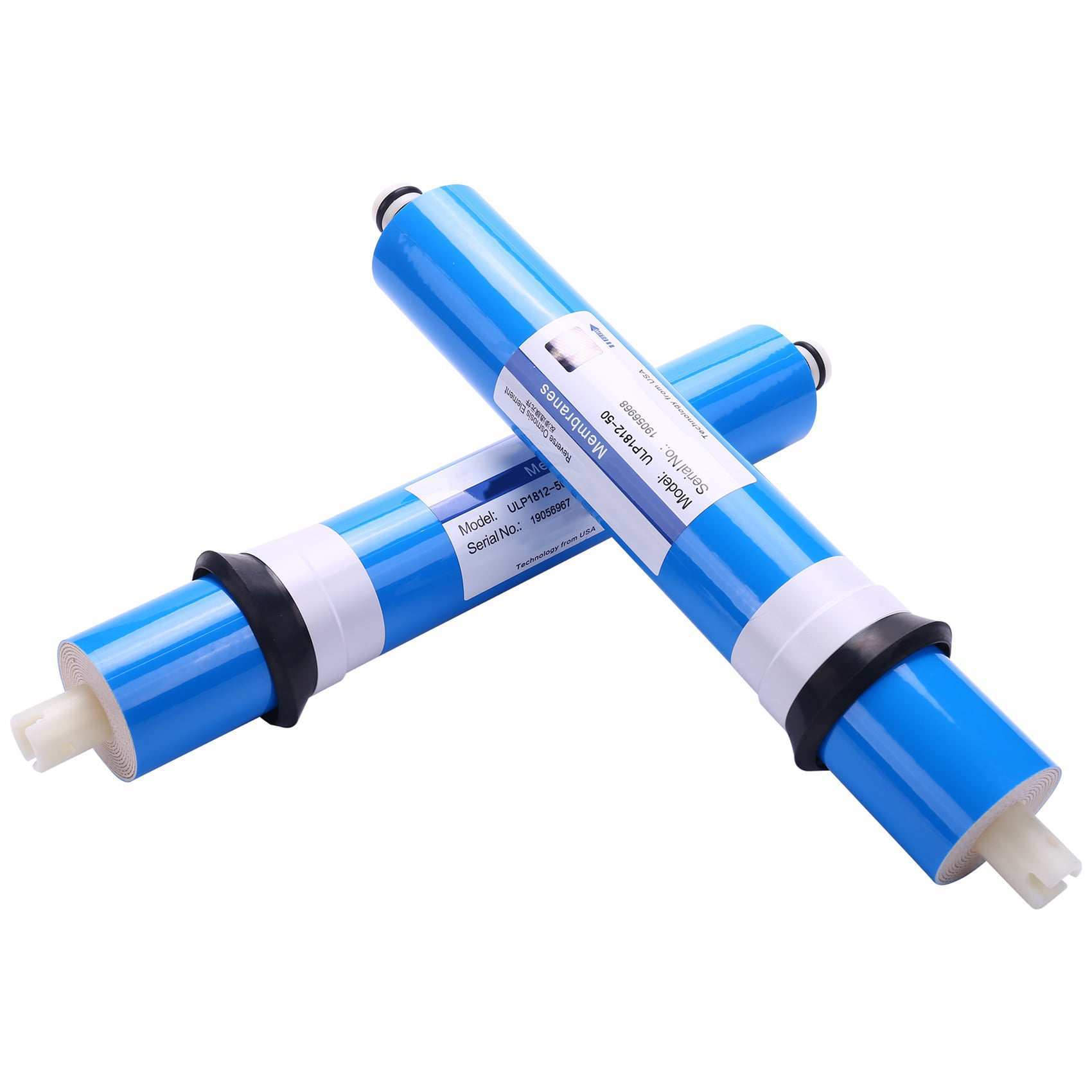 SODIAL 2Pcs ULP1812-50 Residential Water Filter 50 GPD RO Membrane NSF Used for Reverse Osmosis System