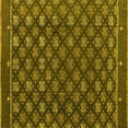 thumbnail image 1 of Ahgly Company Indoor Square Abstract Yellow Modern Area Rugs, 7' Square, 1 of 4