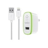 Belkin Home Charger - Power adapter - 10 Watt - 2.1 A (USB) - on cable: Lightning - white - for Apple iPad/iPhone/iPod (Lightning)