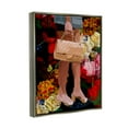 thumbnail image 3 of Stupell Industries Trendy Girl with Handbag Beauty & Fashion Painting Gray Floater Framed Art Print Wall Art, 25 x 31, 3 of 9