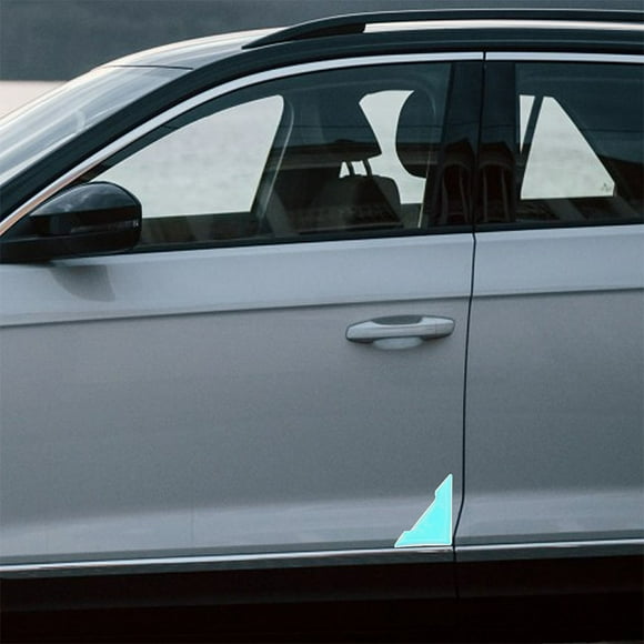 Phenofice 6Pcs Car Door Corner Guards Glow in The Blue Durable Pet Material Protector