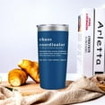 thumbnail image 4 of Chaos Coordinator Tumbler Cup, Christmas Gifts for Women,Unique Gift Idea for Boss Women,Boss Lady,Teacher,Office,Gifts for Mom,Coworker Gifts,Birthday Gifts,Thank You Gifts for Women,20 oz Blue Mug, 4 of 5