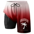 thumbnail image 4 of Kcolen Swim Trunks Men Gradient Beach Swimming Shorts Light Swimming Trunks Men Swim Trunks Beach Summer Fashion Bathing Suit Beach Board Shorts, 4 of 4