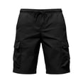 thumbnail image 6 of cfhntfmh Men Cargo Shorts Wide Leg Casual Knee Length Lightweight Shorts Stretch Outdoor Hiking Travel Work Short Pants, 6 of 7
