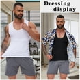 thumbnail image 3 of KIWI RATA Compression Shirt for Men Tummy Control Tank Top Slimming Undershirt for Mens Shapewear Sleeveless Body Shaper, 3 of 6