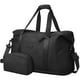 thumbnail image 1 of Bolsa de viaje Capolo, extensible, impermeable, de fin de semana, negra, 1 of 6