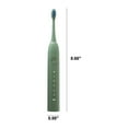 thumbnail image 3 of Xihbxyly Cepillo de Dientes Eléctrico, 4 Cabezales, 6 Modos de Limpieza, Eliminación Profunda de Manchas, Resistencia Al Agua Ipx7, 60 Días de Duración de La Batería, Recargable Por Usb, Color Verde,, 3 of 7