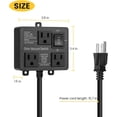 thumbnail image 3 of Ortis Automatic Vacuum Switch, Delay On/Off, Prevents Circuit Overload, for Power Tools, Black, Father's Day Gift, 3 of 8