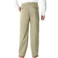 thumbnail image 2 of KingSize Men's Big & Tall Wrinkle-Free Double-Pleat Pant With Side-Elastic Waist, 2 of 6