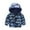 Blue, variant on IROINNID Toddler Boys Girls Storm Jacket Cute Cartoon Pattern Windproof Waterproof Hooded Coat with Pocket