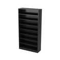 thumbnail image 4 of Hommoo Modern Wood Freestanding Shoe Cabinet, 8 Tiers 40-45 Pairs Shoe Storage Rack Organizer for Entryway, Black, 4 of 6