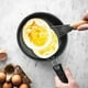 thumbnail image 5 of Matsuzay Sartén para huevos con placa de inducción, Mini sartén antiadherente con tapa de vidrio, sartén pequeña para placa de inducción Cocina y Comedor, 5 of 5