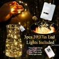 thumbnail image 6 of GuassLe 30pcs Glitter Black Gold Graduation Decorations for Class of 2025 - Black Gold Double Sided Graduation Table Centerpieces Sticks with LED String Lights for College School Grad Party Decor, 6 of 9