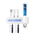 thumbnail image 2 of GoolRC Nail-free Wall Mounted Bathroom Holder with Automatic Toothpaste Dispenser USB Charging for Organizer for Ladies Family, 2 of 7