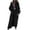 Black, variant on Lovskoo Long Cardigans for Women Trendy Winter Long Sleeve Solid Color Knit Sweater Pocket Cardigan Jacket Black