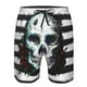 thumbnail image 3 of Fotbe Watercolor Skull Trajes de Baño Estampados para Hombre, Shorts de Verano de Secado Rápido, Ropa de Playa, Bañadores-X-Large, 3 of 6