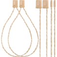 thumbnail image 1 of 1000 Pack 7 Inch Hang Tag Fasteners Hemp Twine Snap Locks Pin Security Loop, 1 of 7