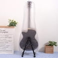 thumbnail image 3 of Guitar Dust Cover, Clear Guitar Shell Case Guitar Dust Cover Durable Washable Dust Protector Guitar Bag Fits Acoustic Guitar Cover (Frosted Electric Guitar Cover), 3 of 5
