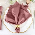 thumbnail image 2 of BalsaCircle 100 Pieces 20" x 20" Dusty Rose Premium Velvet Napkins Linens, 2 of 8