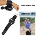 thumbnail image 1 of Correa De Muñeca Para Carrete De Pesca Soporte de rueda de pesca de tiro ajustable muñequera cinturón fijo aparejos de pesca, 1 of 4