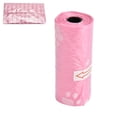 thumbnail image 3 of Bolsas de basura con forma de corazón para recoger excrementos de perros y gatos, color rosa, 20 rollos, 3 of 9