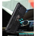 thumbnail image 5 of for Galaxy A01 Case,Samsung A01 Case,with HD Screen Protector,Military Grade Magnetic Car Mount Kickstand Heavy Duty Shockproof Case Cover for Samsung Galaxy A01, Black, 5 of 14