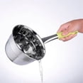 thumbnail image 2 of Cateissary Cuchara para agua multifuncional de acero inoxidable para todas las tareas de cocina Gancho para cucharón de sopa de acero inoxidable 16CM, 2 of 6