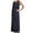 Dark Blue, variant on ShomPort Women's Plus Size Maternity Dress Sleeveless V Neck Maternity Maxi Dress Casual Black Maternity Dress